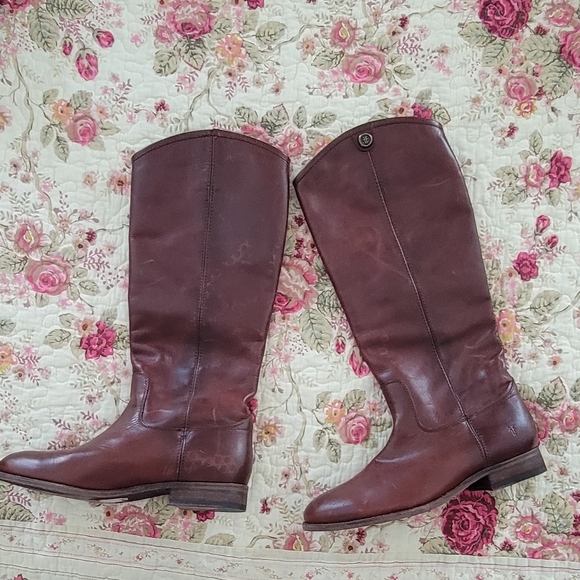 FIRM PRICE FRYE Melissa Button Riding Boots 9 - Picture 3 of 12